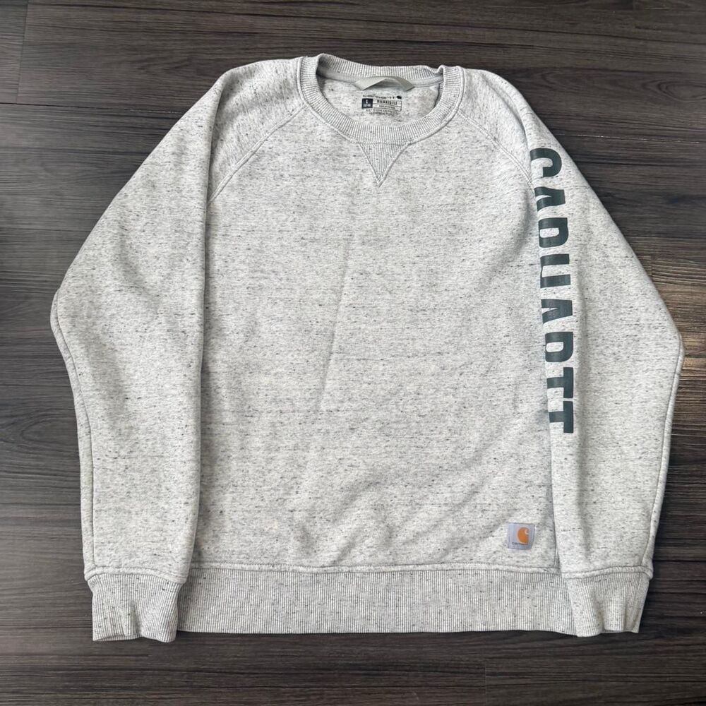 Carhartt crewneck sweatshirt workwear Size Women’s Large relaxed fit